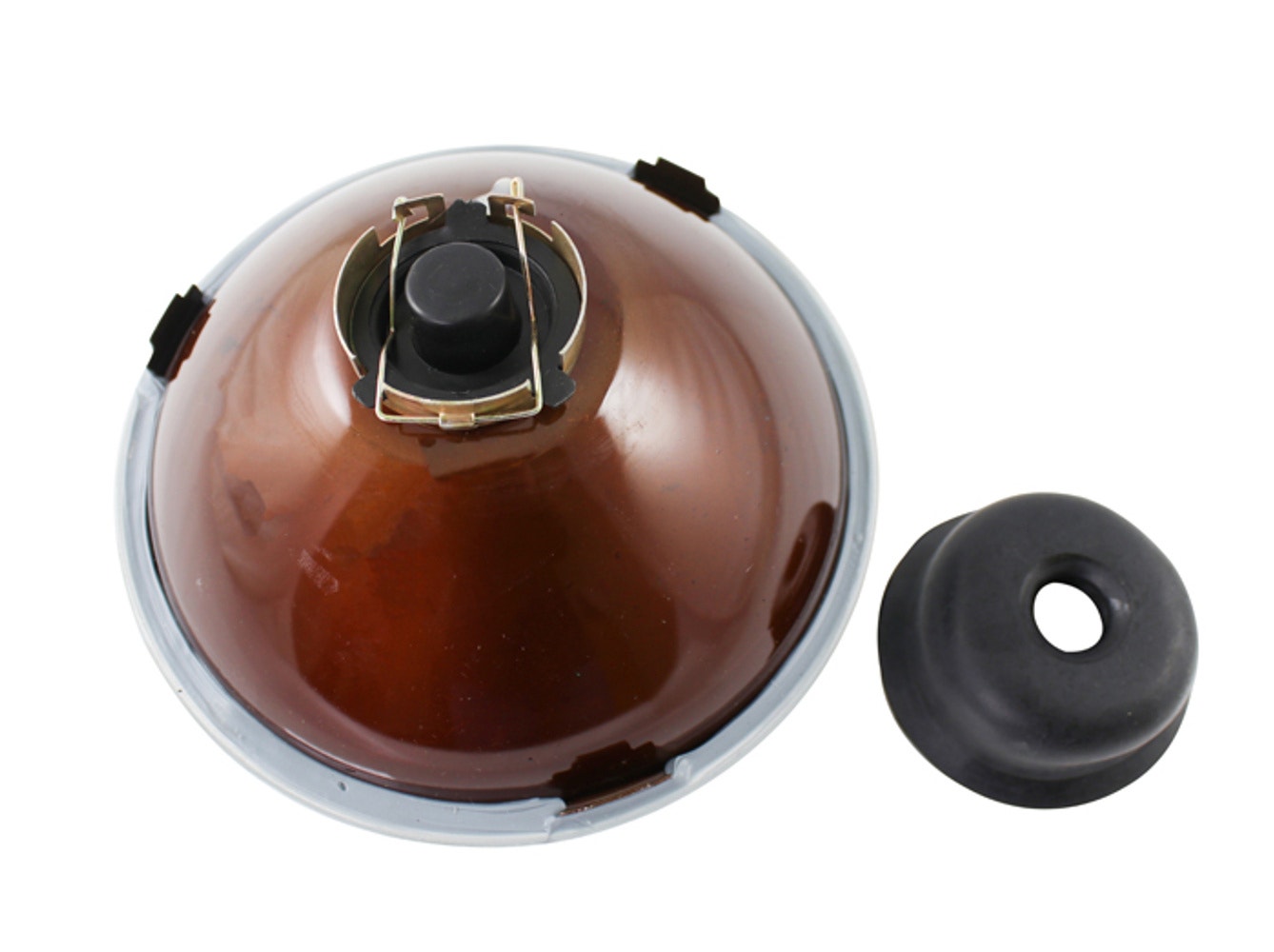 Lyskaster H4 7" kupat glas