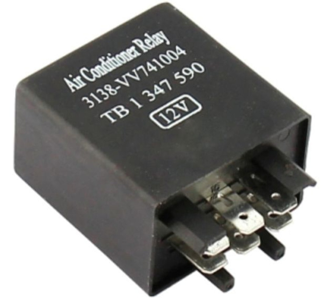 Relæ A/C sort