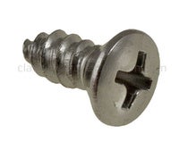 Schroef zonneklep verchroomd