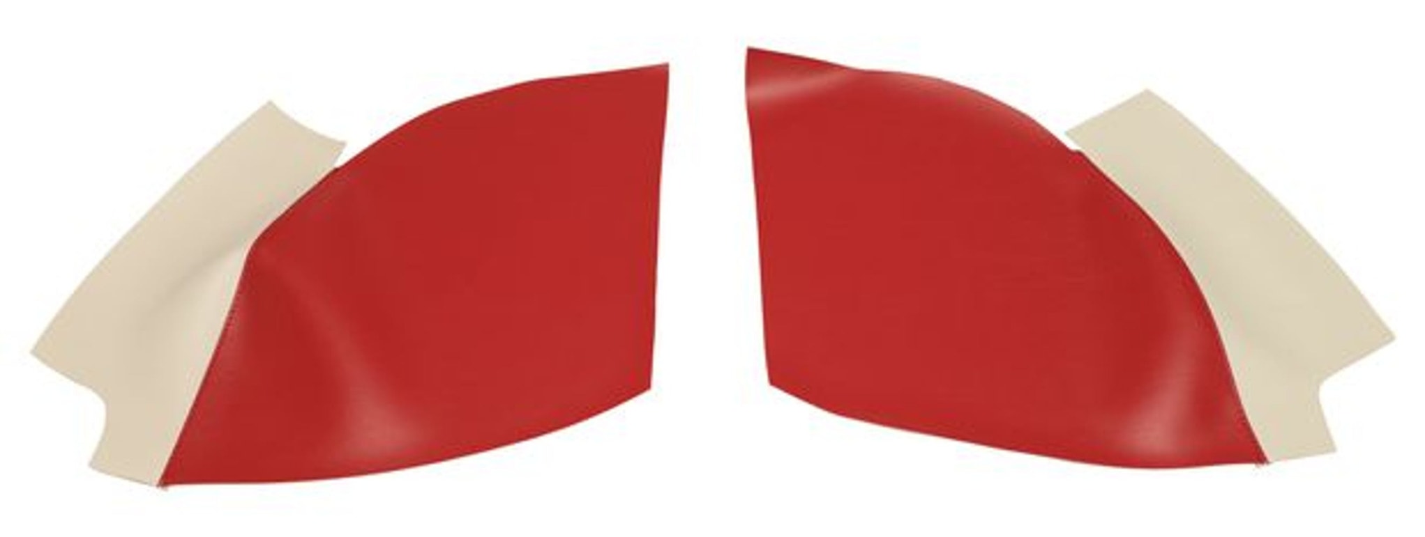 Trim wheel arch US red/beige