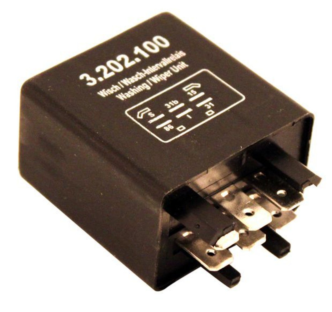 Relæ viskermotor for