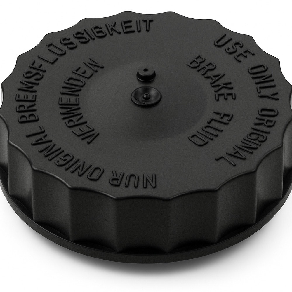 Låg bremsevæskebeholder