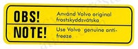 Aufkleber Kühler Volvo B18