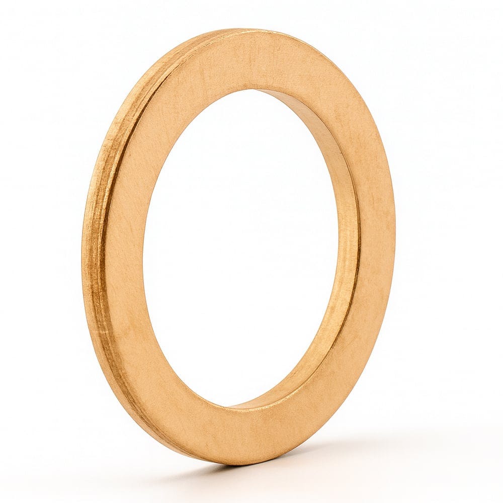Kopparbricka 16,2x21,6x1,4 mm till Volvo PV444, PV544, Duett, Amazon, Amazon Kombi, 1800