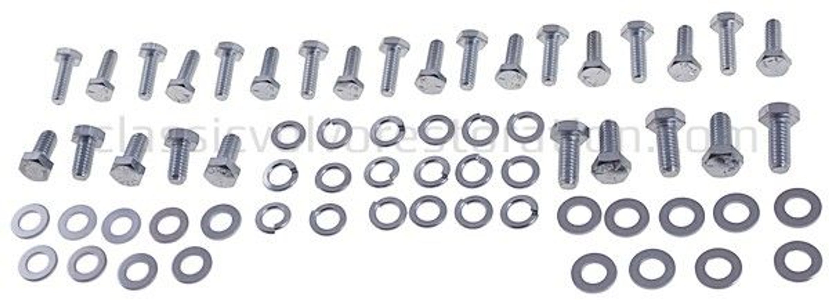 Mounting kit oil pan w/flange
