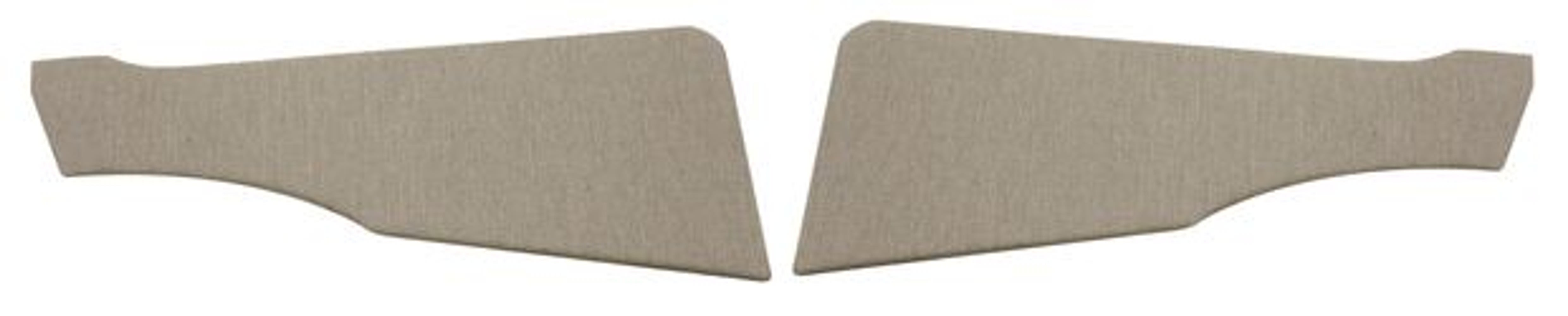 Panneau arrière supérieur gris-beige