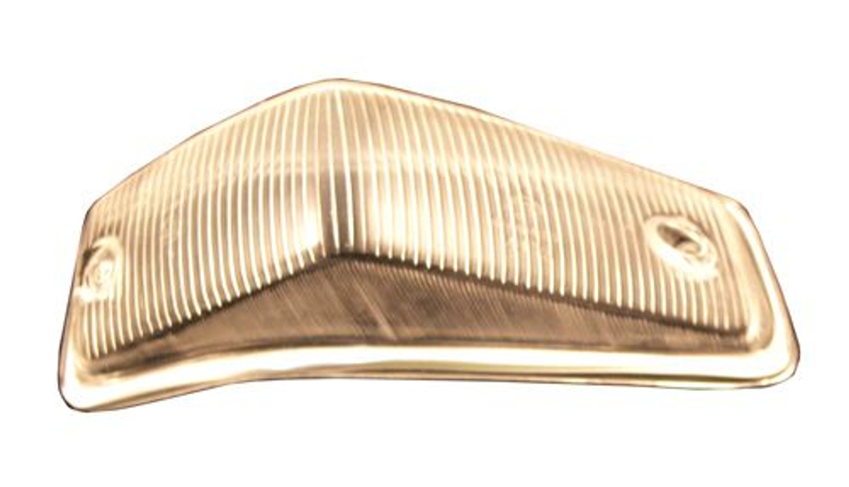 Blinklygsglas hvid m/ramme højre