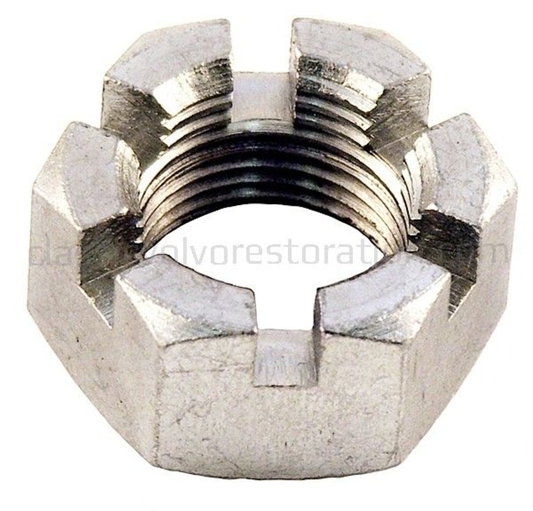 Kronmøtrik bagaksel/bremsetromle