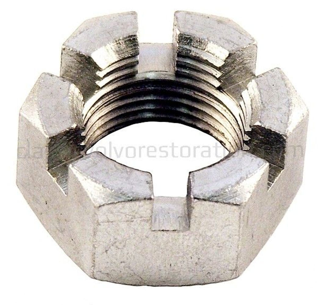 Kronmutter bakaxel, bromstrumma Spicer UNF 7/8" till Volvo Amazon, Amazon Kombi