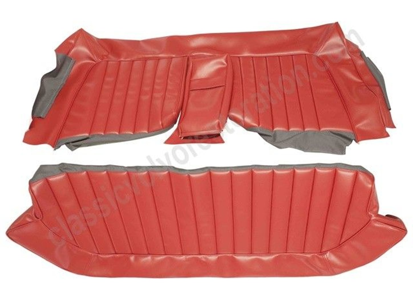 Betræk bagsæde Amazon US rød