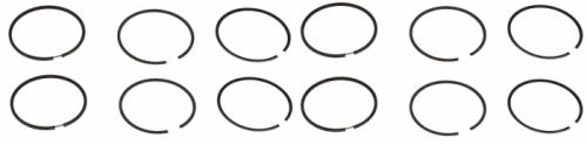 Kit de segments de piston B19, B20 8/73- 0,30"