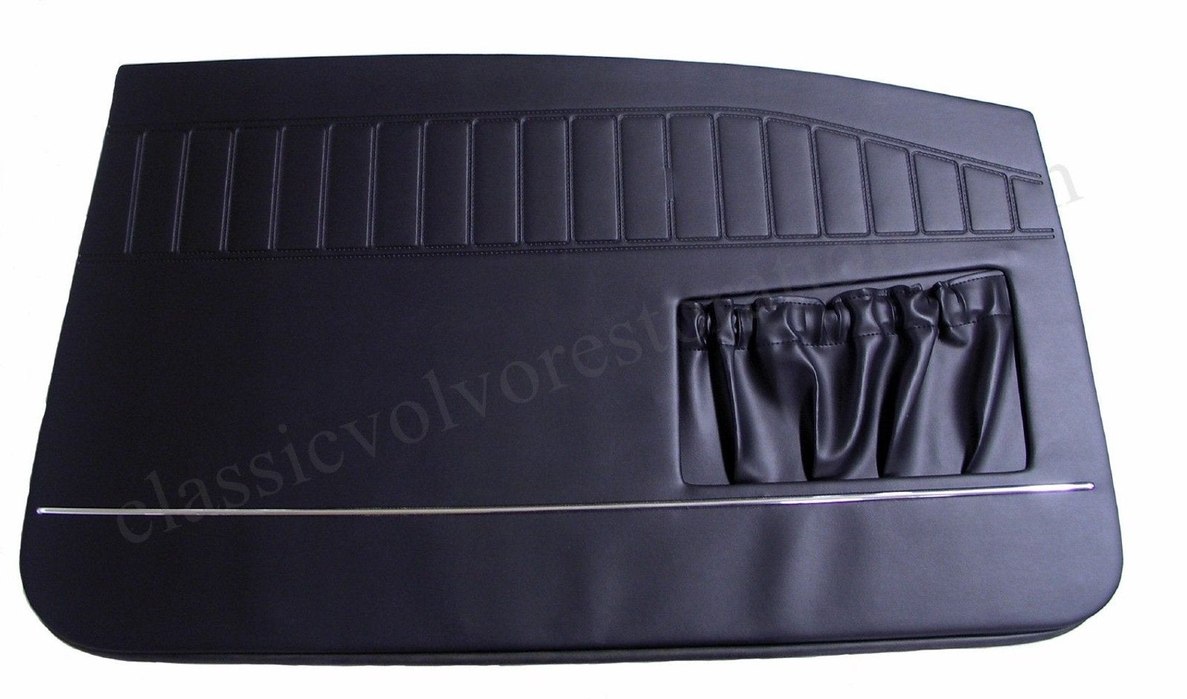 Türverkleidung schwarz m/Chroml.