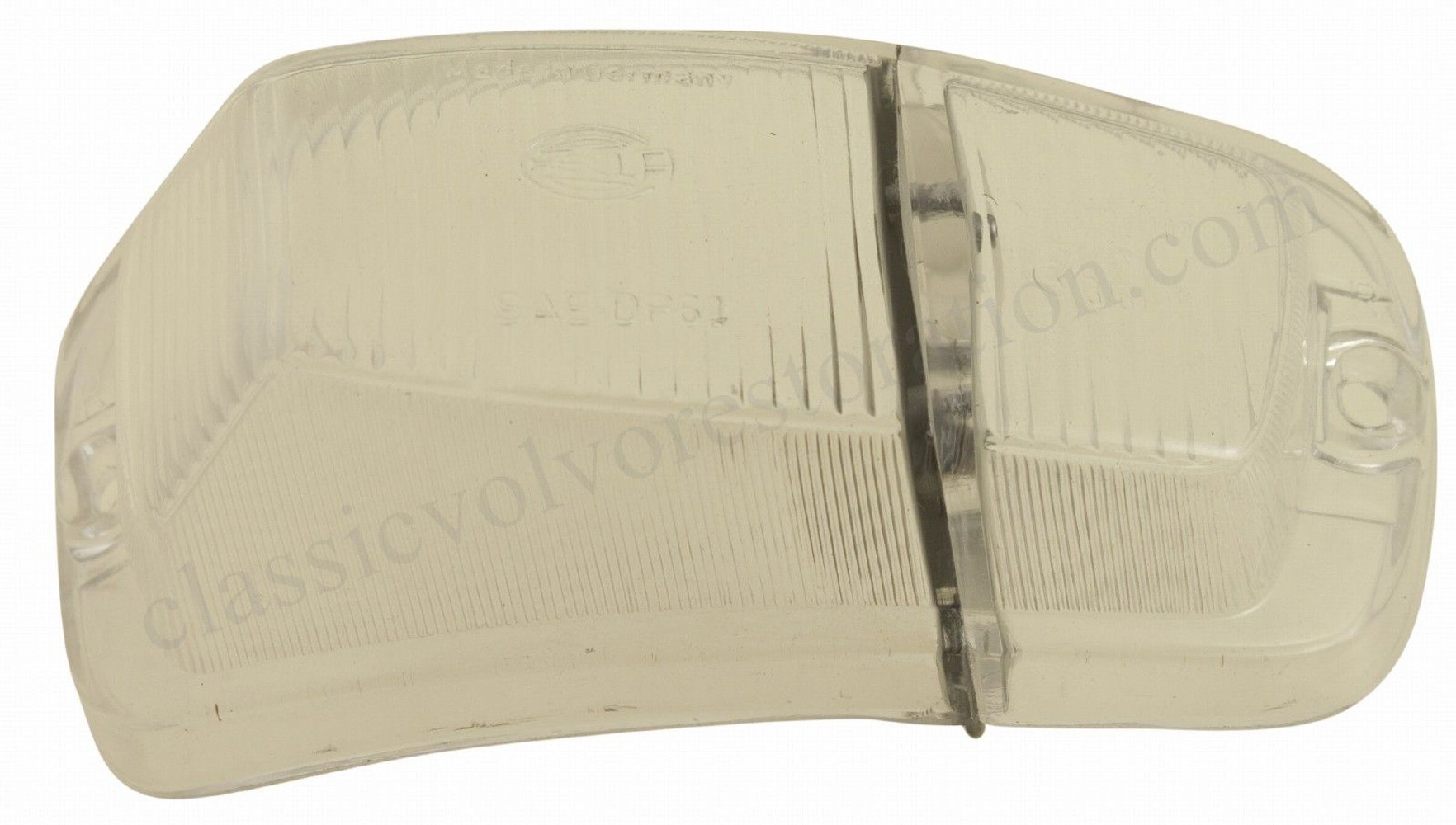 Blinklygsglas hvid/hvid højre