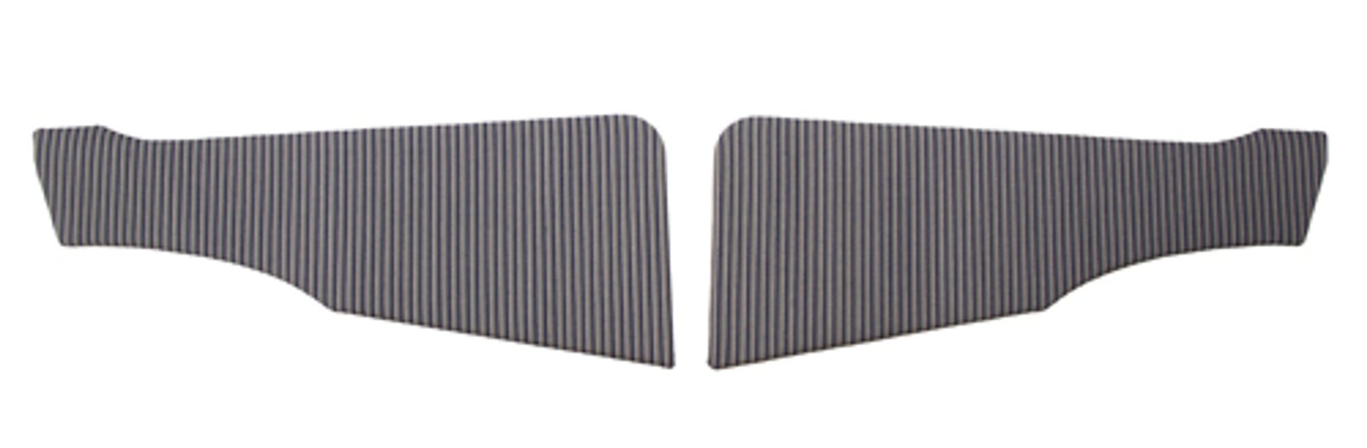Panneaux supérieurs arrière pour Volvo PV444 1951-54, bleu/gris