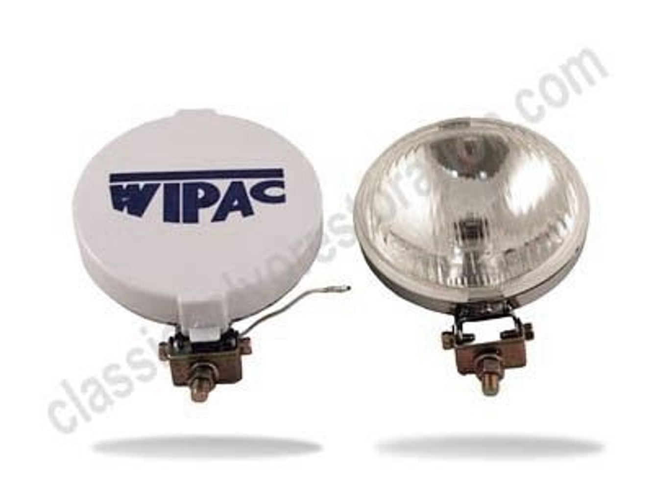 Tågelys 5,5" forkromede par