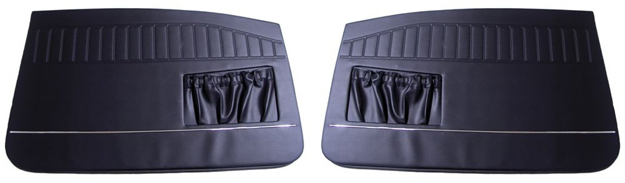 Türverkleidung schwarz m/Chroml.