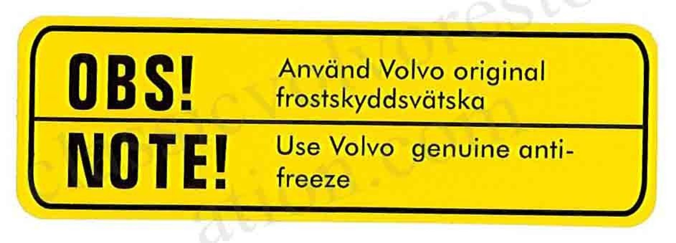 Mærkat køler Volvo B18