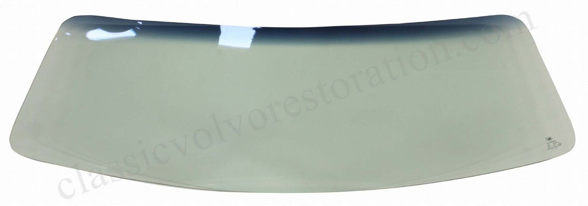 Forrude grøn/blå overkant