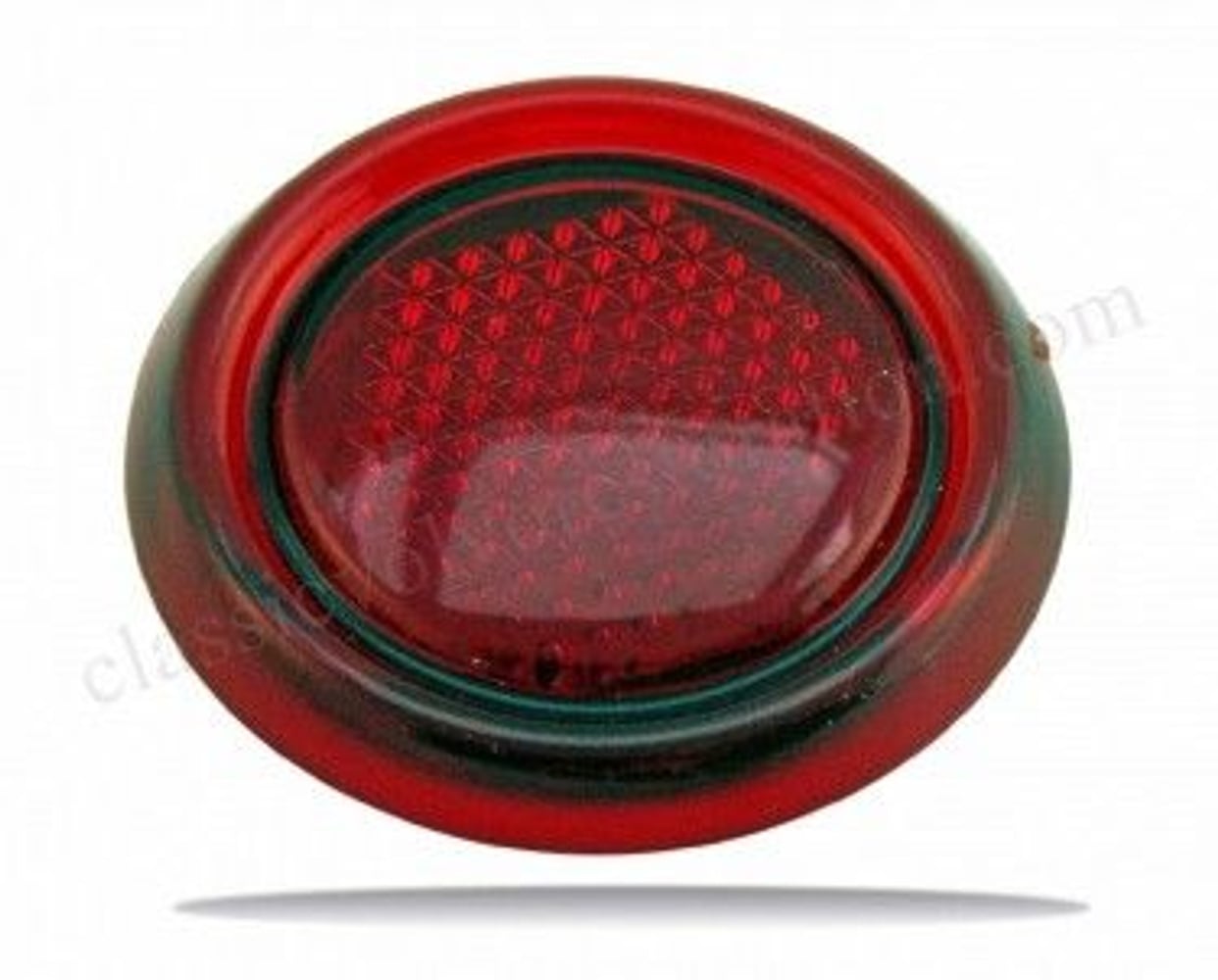 Glas overligger rød