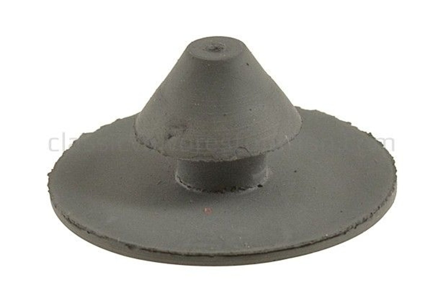 Bouton caoutchouc tapis gris