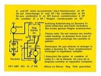 Décalcomanie relais charge 6V