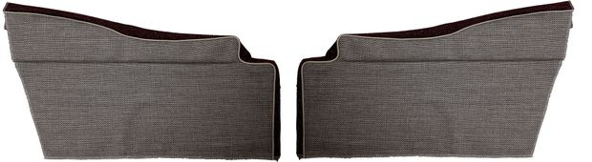 Panel bagside nedre rød/grå