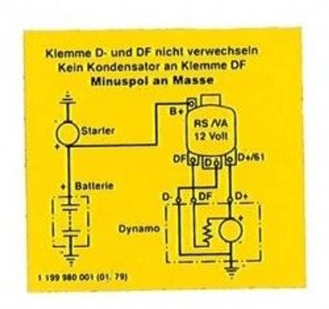 Mærkat laderelæ 12V