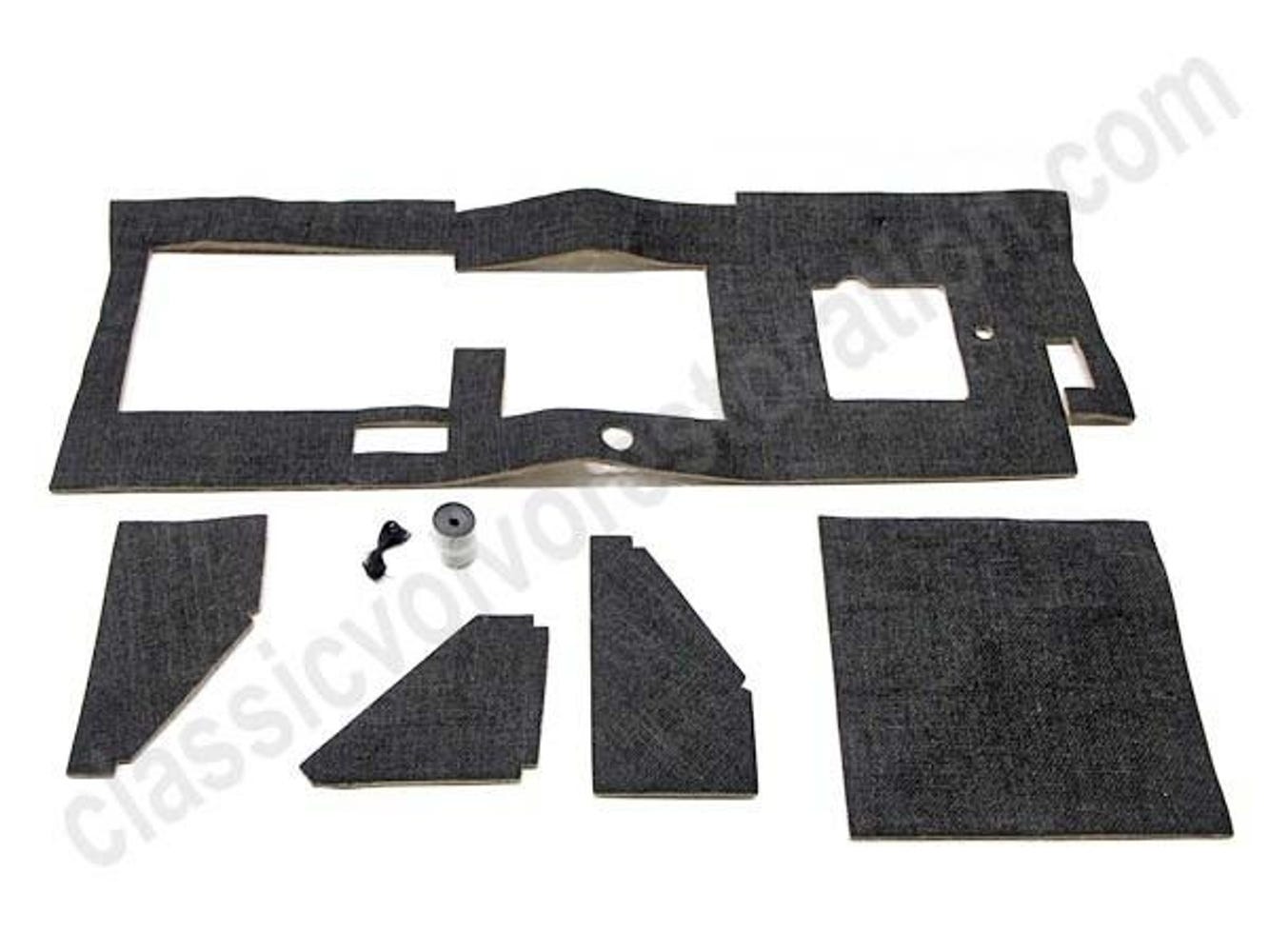 Matta torped Till P1800 1964-1973 svart