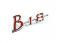 Emblem "Volvo B18" Kofferraum