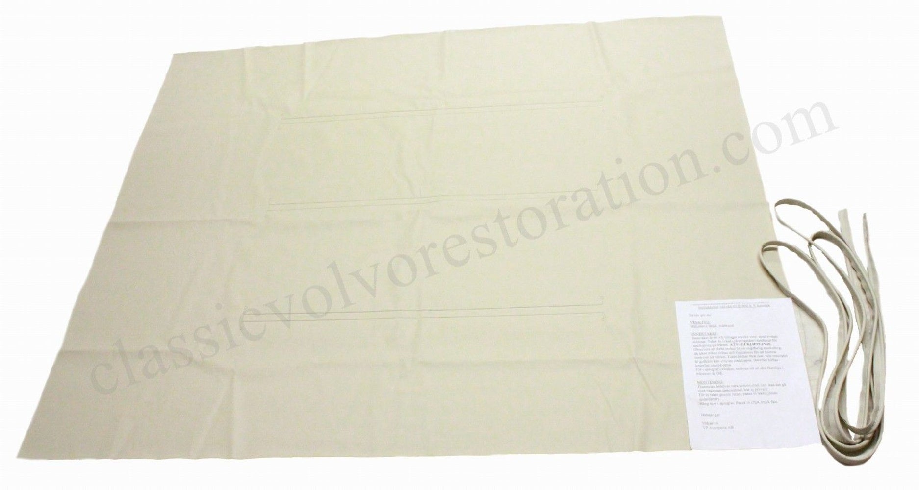 Indvendigt tag uperforeret vinyl