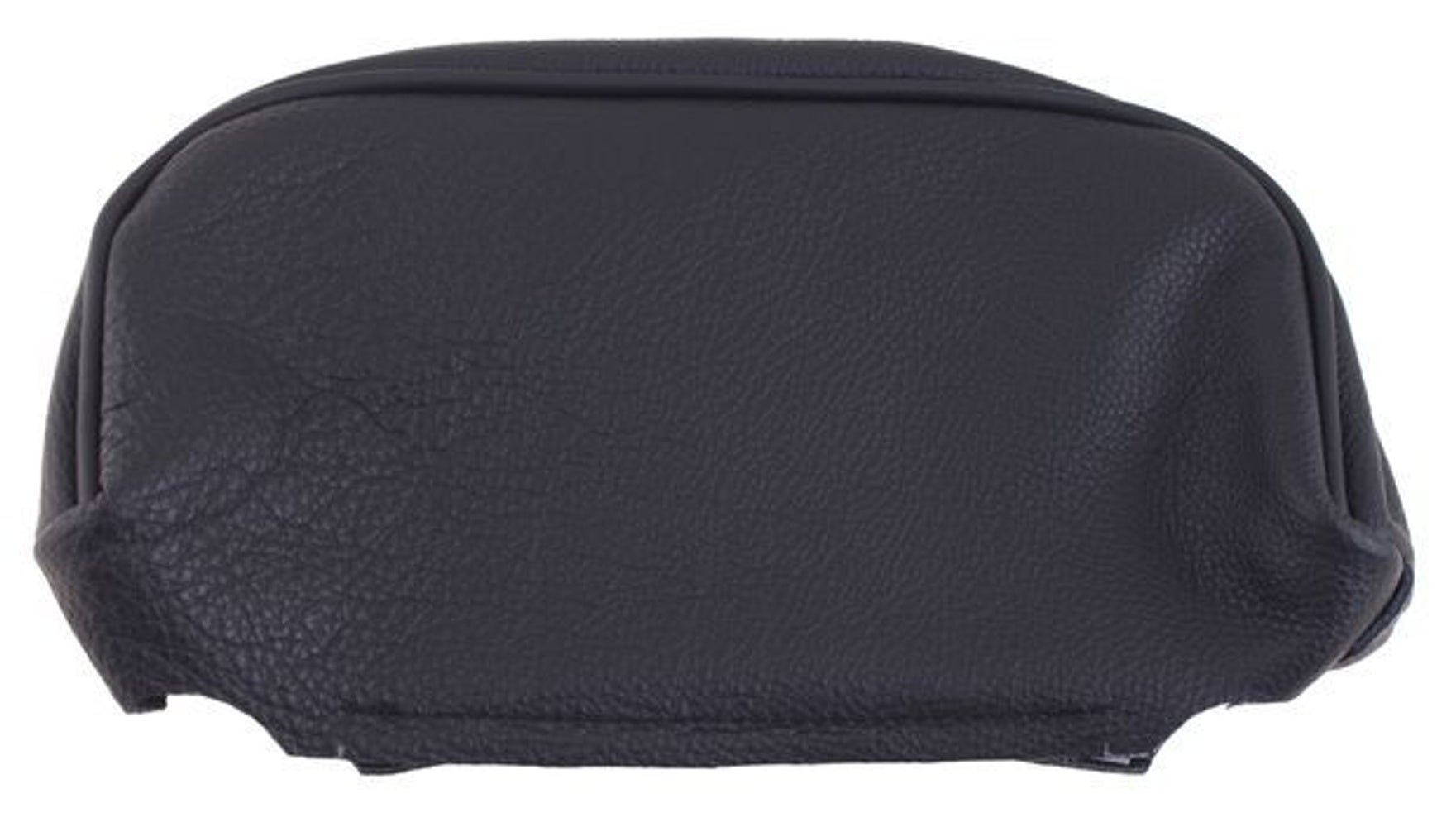 Head rest cover Volvo 140/164 72- black leath.