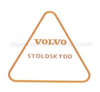 Aufkleber Diebstahlschutz