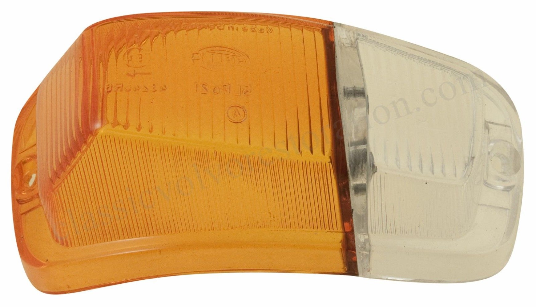 Blinklygsglas gul/hvid højre