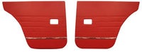 Türverkleidung hinten rot