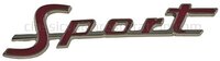 Emblem "Sport" (Schreibschrift)