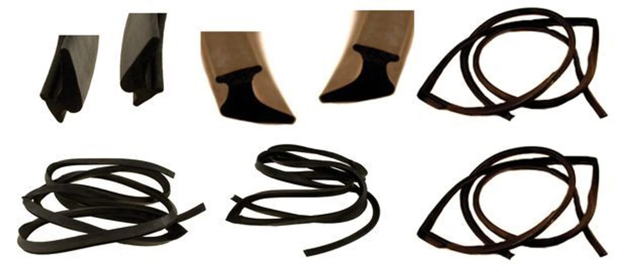 Gummidichtungssatz für Vorder- und Hintertüren, passend für Volvo 144, 145, 164, 244