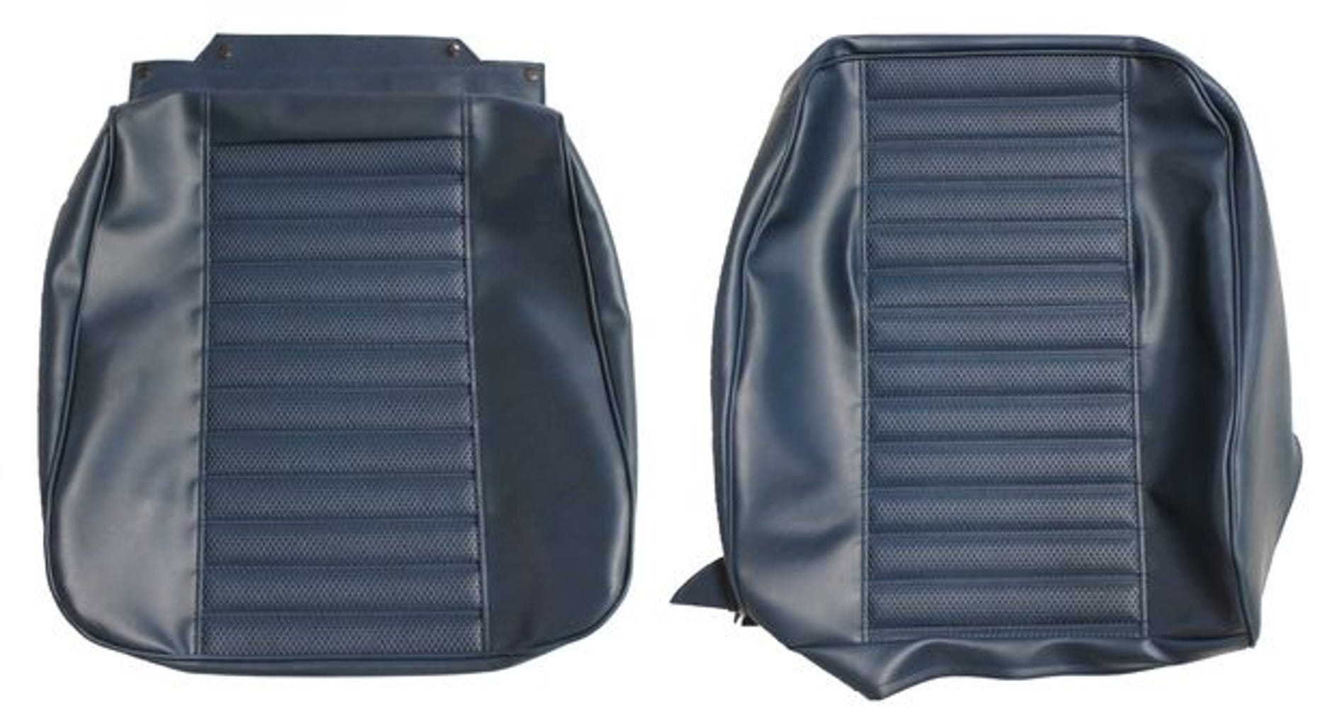Garniture de siège avant pour Volvo Amazon 2D, Amazon Kombi 1969 bleue