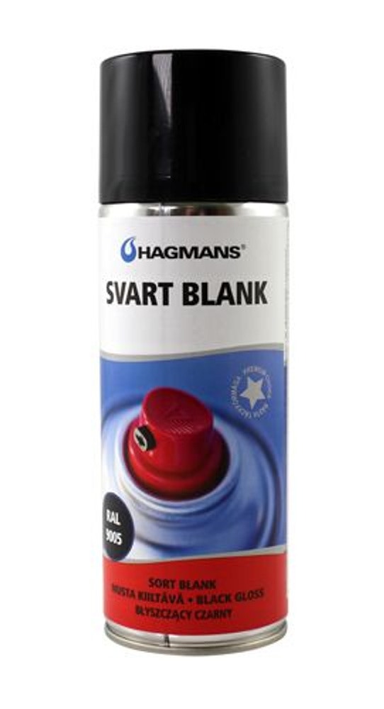 Lak sort blank 400 ml spray