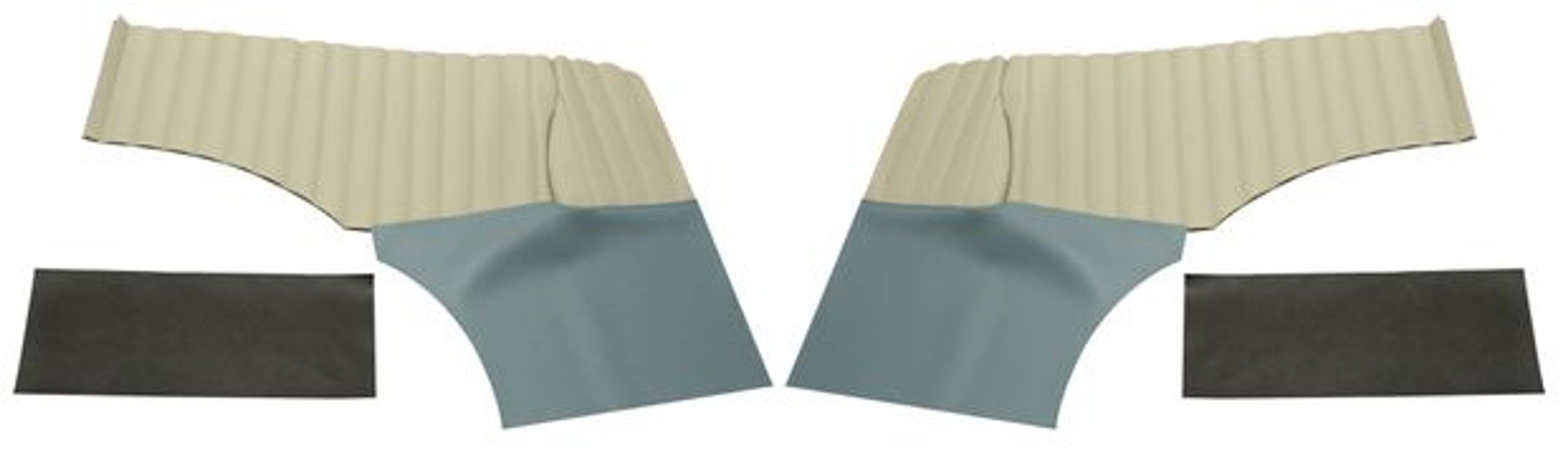 Verkleidung hinten US blau/beige