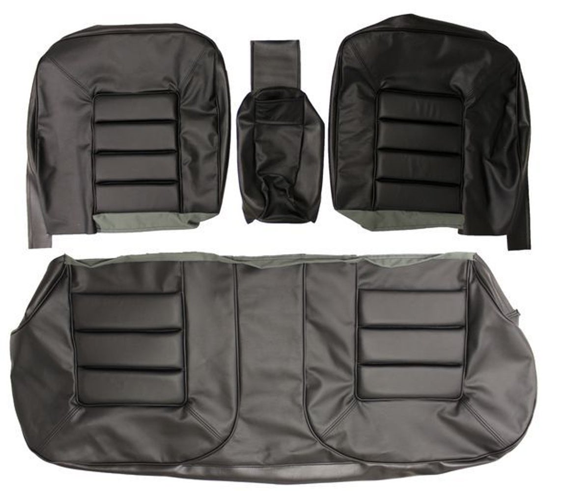 Betræk bagsæde sort