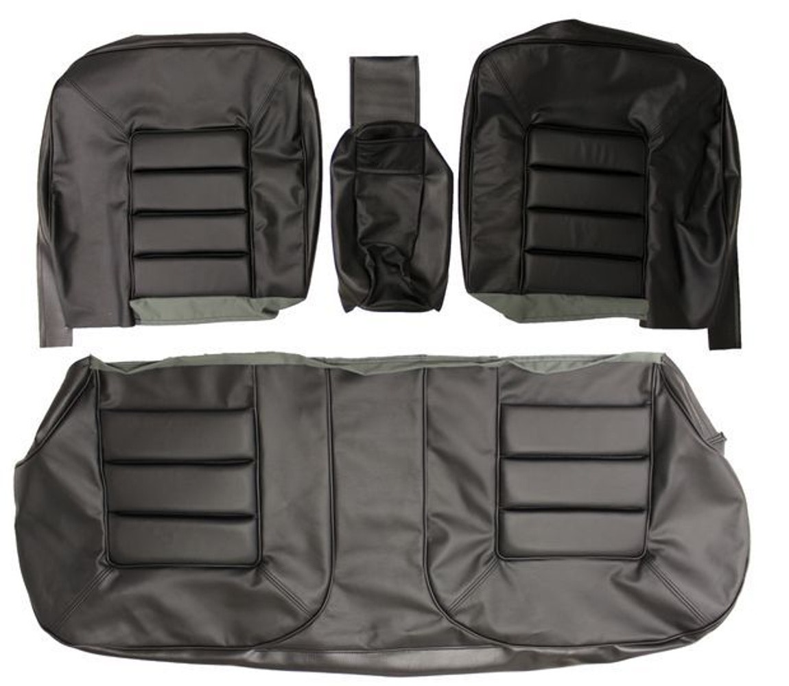 Betræk bagsæde sort