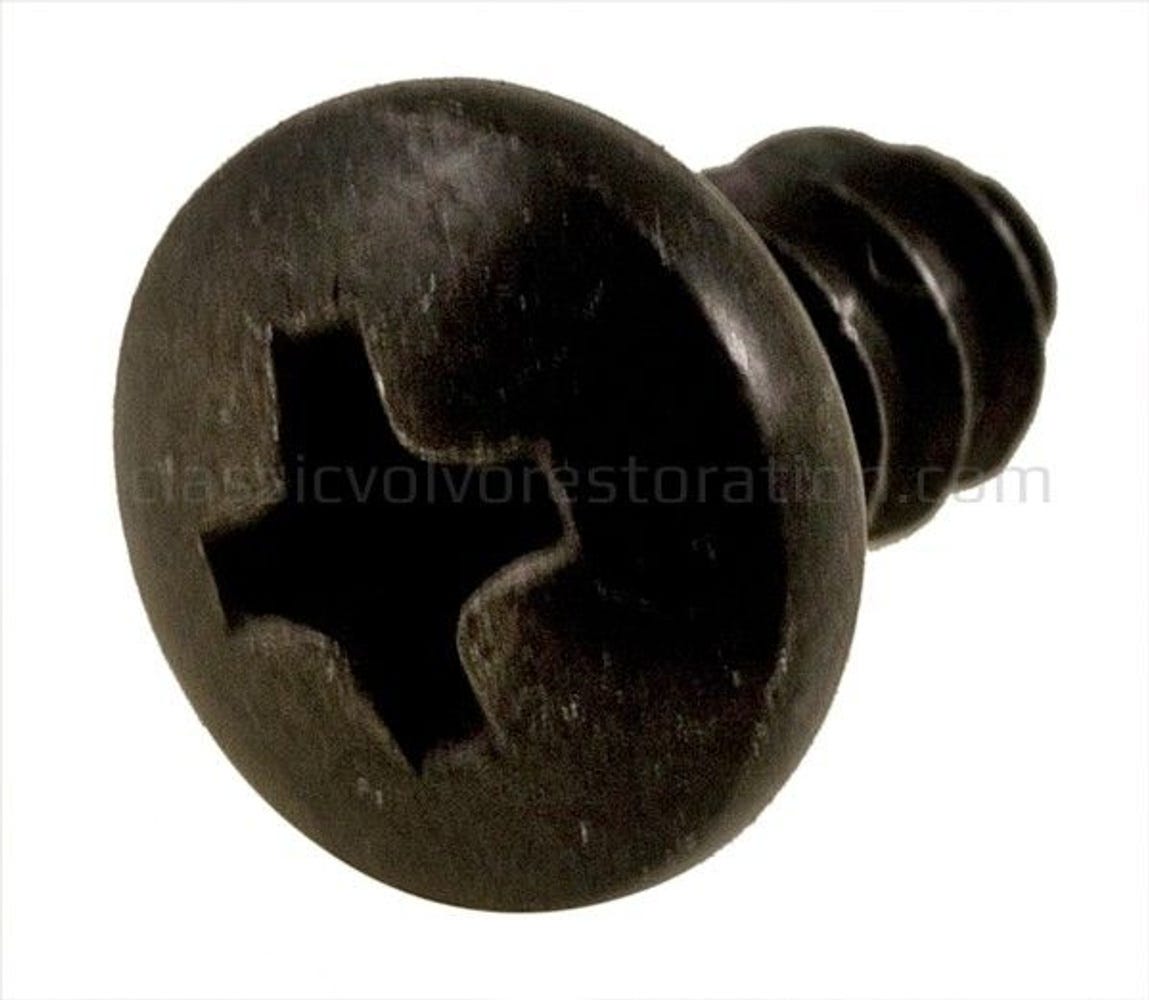Skrue kryssutsparing RXS svart for Volvo PV444, PV544, Duett, Amazon, Amazon Kombi, 1800 — bild 2 av 2