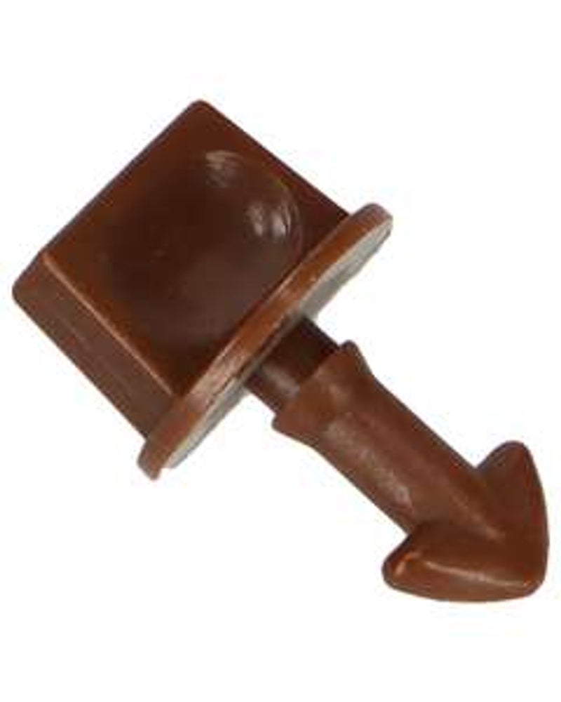 Clips låseclips sikringslåg brun