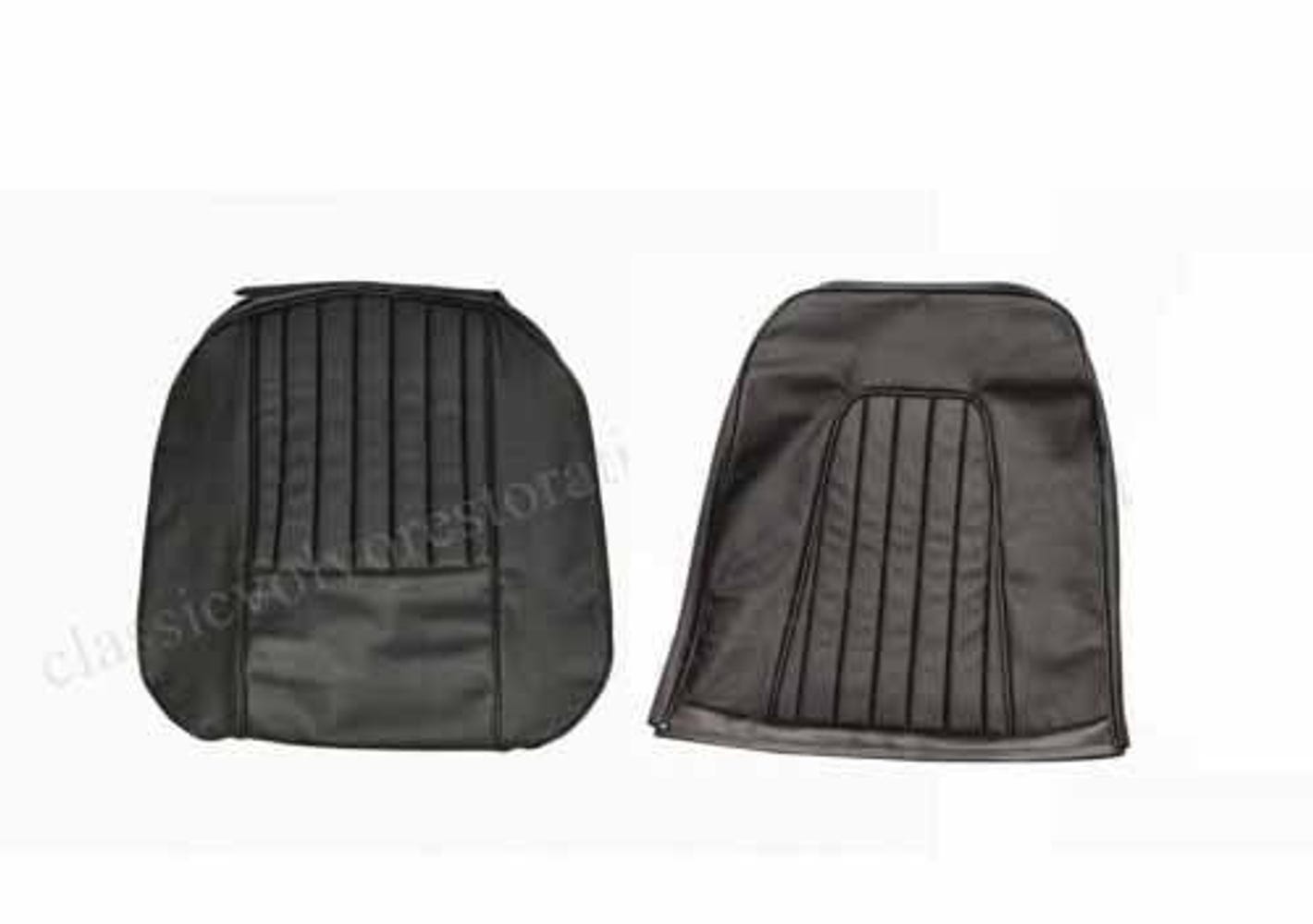 Etuistuinten verhoilu Volvo 1800, 1800S 1963 musta