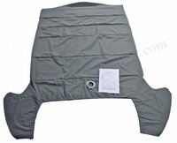 Dachhimmel Flausch grauer Stoff