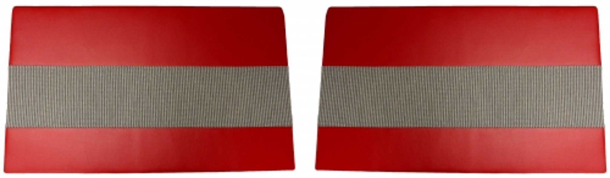 Dörrpaneler röd/grå