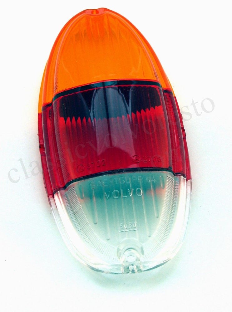 Baglygeglas gul/rød/hvid