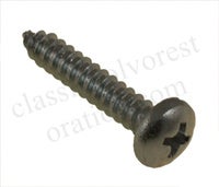 Skrue kryds rund hoved spids ende