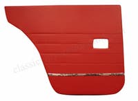 Door panel rear red