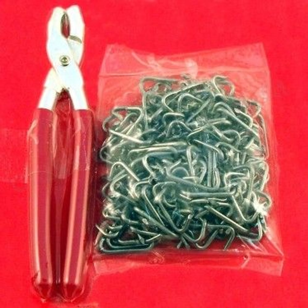 Tang med clips til betræksmont.